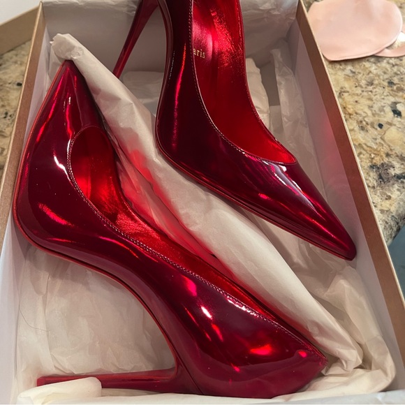 Brand New in Box Kate 100 Patent Christian Louboutins size 39.5 - Picture 2 of 8